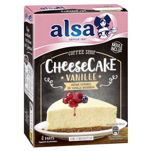Alsa préparation pour cheesecake 295g