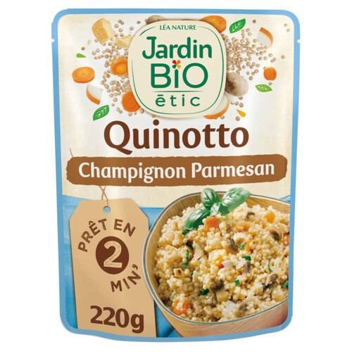 Jardin Bio Quinotto Quinoa, champignon et parmesan 220g