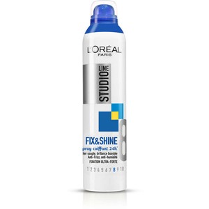 Studio Line Spray Coiffant Fix&Shine Fixation Ultra Forte 300ml