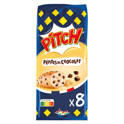 Pitch - Pitch brioche pépites de Chocolat - x8 300g