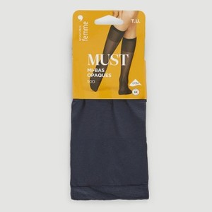 Mi-Bas Opaques Noir - TU