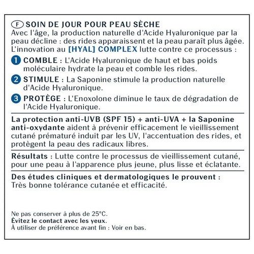 [Para] Eucerin + 3x Effect Soin de Jour SPF15 Peau Sèche 50ml