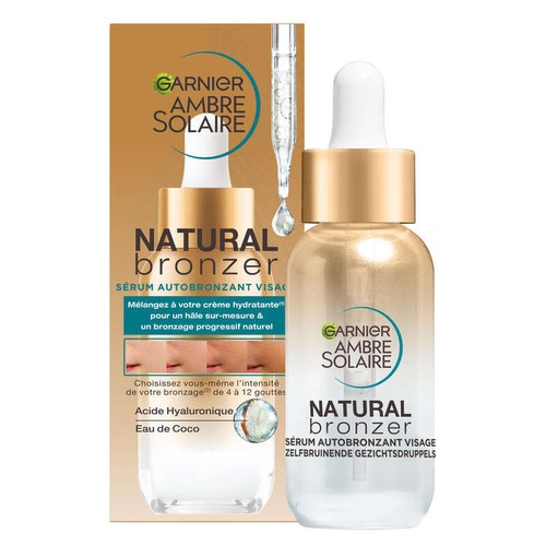 Garnier Ambre Solaire Natural Bronzer Sérum Autobronzant Visage 30ml