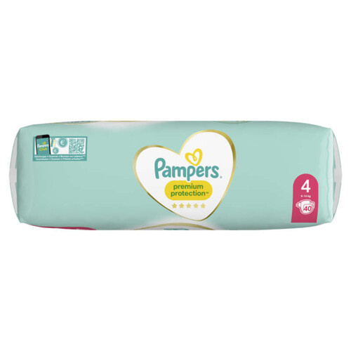 Pampers couches premium protection taille 4 x40