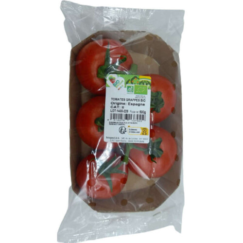 Tomate Bio en grappe Catégorie 2 500g