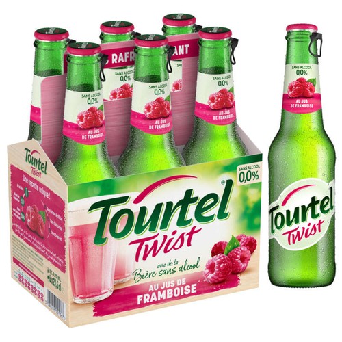 Tourtel Twist Bière sans Alcool au Jus de Framboise 6x27,5cl