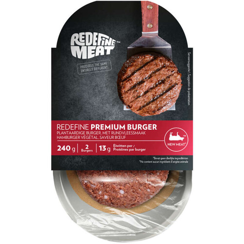 Redefine Premium Burger Végétal Saveur Bœuf 2x120g