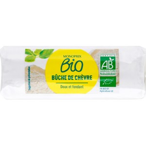 Monoprix Bio Bûche de chèvre 180g