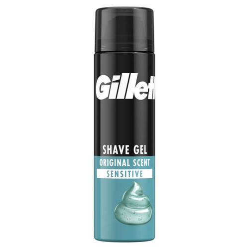 Gillette base shave gel peaux sensibles 200ml