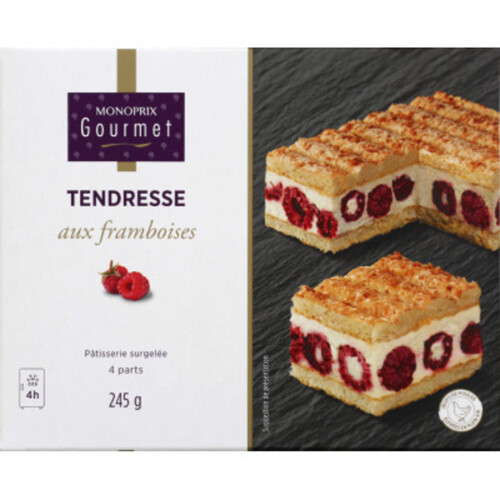 Monoprix Gourmet Tendresse Framboise 245G