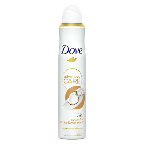 Dove Déodorant Spray Anti-Transpirant Noix de Coco & Fleur de Jasmin 200ml