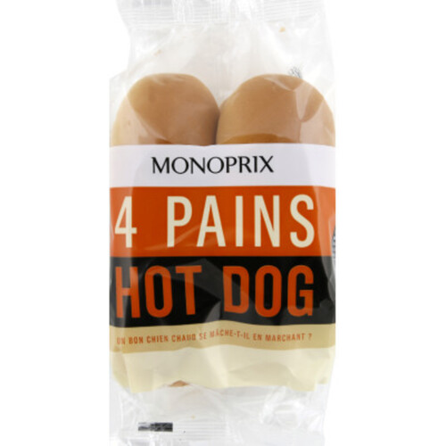 Monoprix Pains Hot Dog 250G