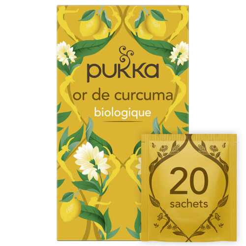 [Par Naturalia] Pukka Thé Vert Bio Or de Curcuma 20 Sachets
