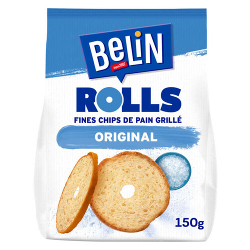 Belin Biscuits Apéritifs Chips Fines de Pain grillé Original 150g