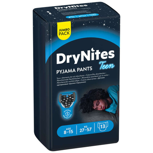 Drynites Culottes De Nuit Garçon 8-15 Ans 13 x.
