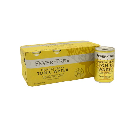 Fever Tree Tonic Water Canettes Pack 8x150ml
