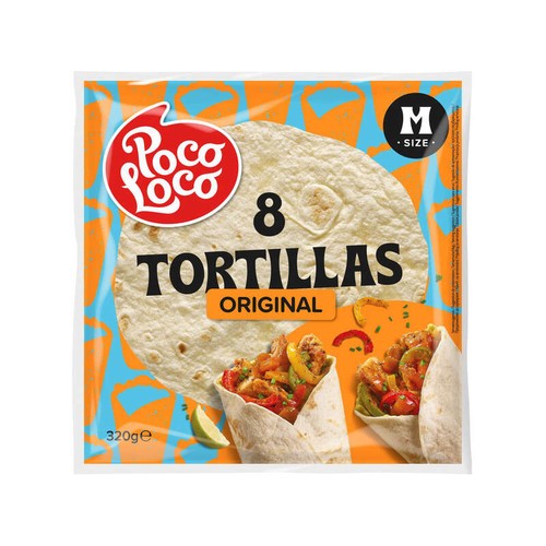 Poco Loco 8 Tortillas Original 320g