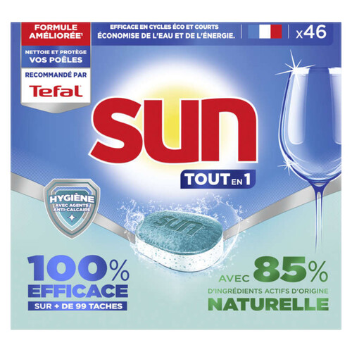 Sun Tablette Lave-Vaisselle Tout en 1 *46