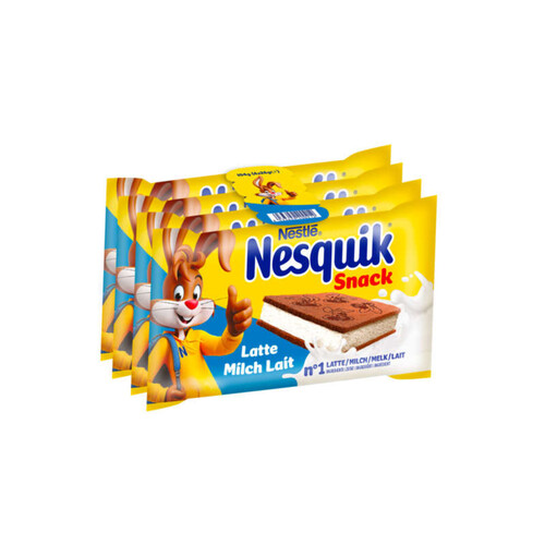 Nesquik snack chocolat au lait 4x26g