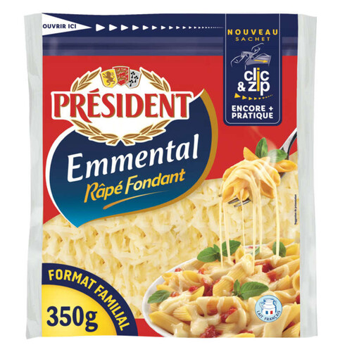 Président Emmental Râpé Fondant 350g