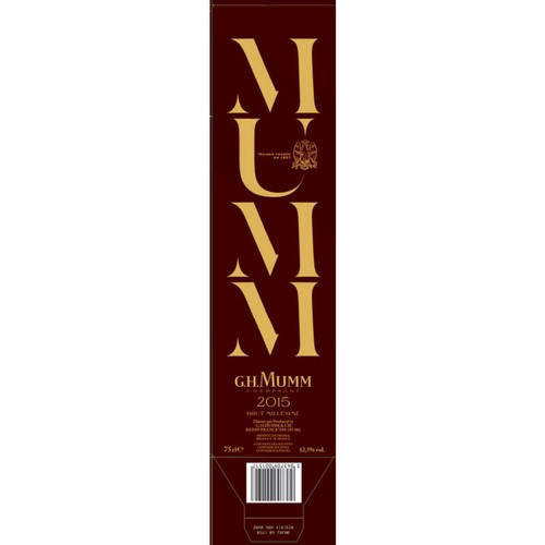 Mumm Champagne Brut Millésime 75cl