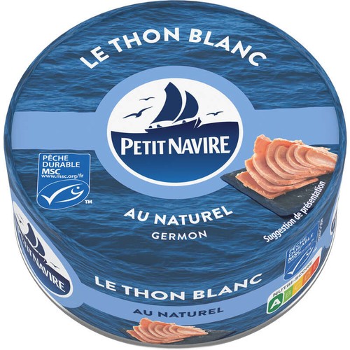 Petit Navire Thon Blanc Germon Au Naturel 112g