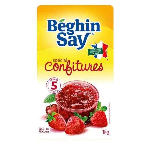 Béghin Say Sucre En Poudre Spécial Confitures 1kg