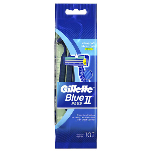 Gillette Rasoirs Jetables Blue Ii Plus X10.