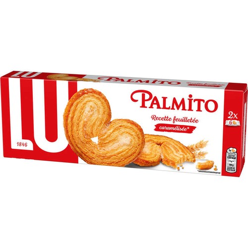 Lu Palmito Biscuits feuilletés Caramélisées 100g