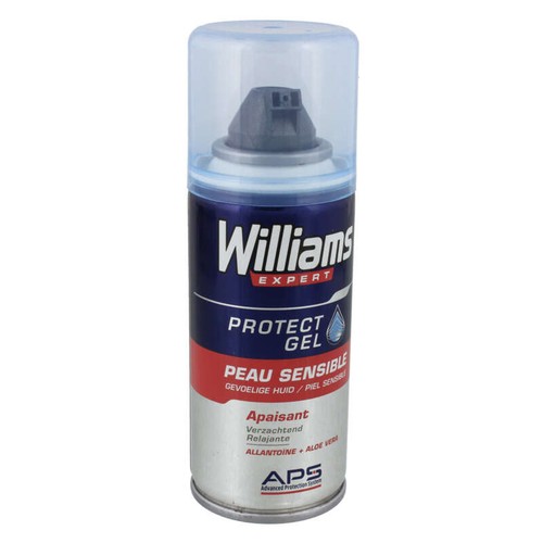 Williams Gel À Raser Protect Gel Peau Sensible 75ml