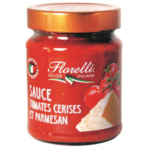 Florelli Sauce aux tomates cerise et parmesan 250g.