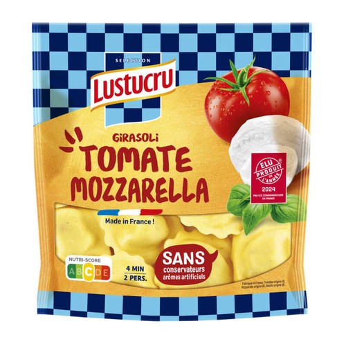 Lustucru Girasoli tomate basilic mozzarella 250g