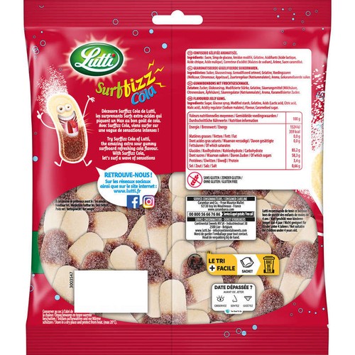 Lutti Surfizz Cola 200g