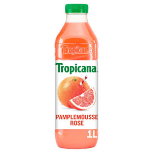 Tropicana Pur Jus de Pamplemousse Rose la Bouteille de 1L