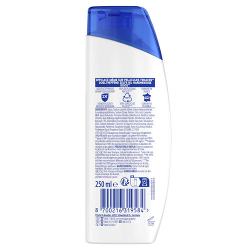 Head & Shoulders shampooing antipelliculaire menthol fresh 250ml