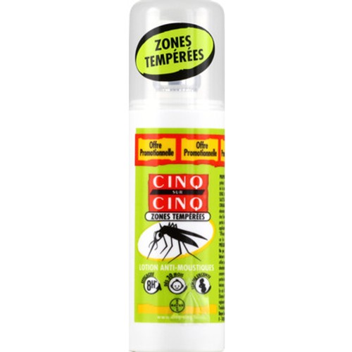 [Para] Cinq sur Cinq Lotion Anti-moustiques Zones Tempérées 100ml
