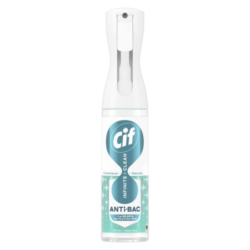 Cif spray antibactérien nettoyant multi surface 280ml