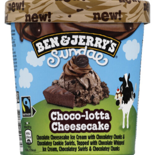 Ben & Jerry's Sundae Choco-Lotta Cheesecake 427ml