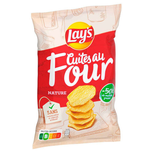 Lay's Chips cuites au four nature 130 g