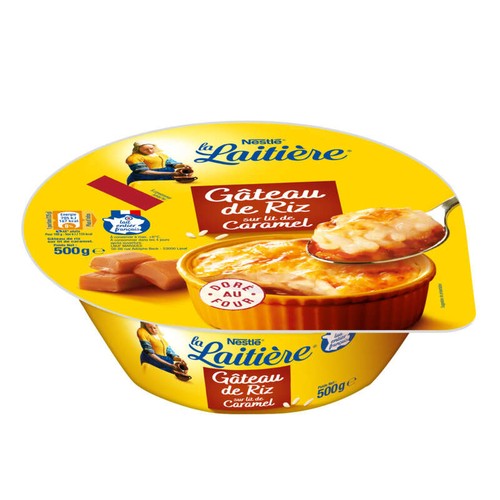 La Laitière Gâteau De Riz Caramel 1x500g