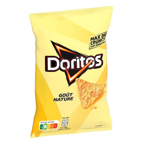 Doritos Chips Tortilla Goût Nature 160g