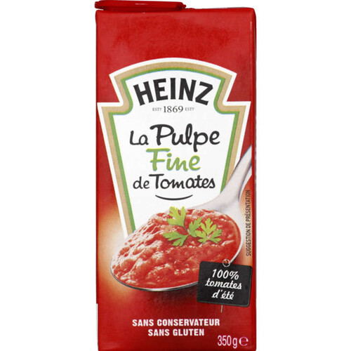 Heinz La Pulpe Fine de Tomates brique 350g.