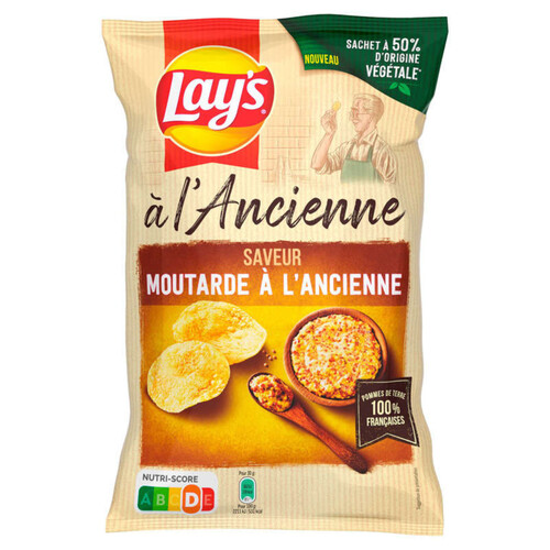 Lay's Chips Saveur Moutarde à l'Ancienne 120g