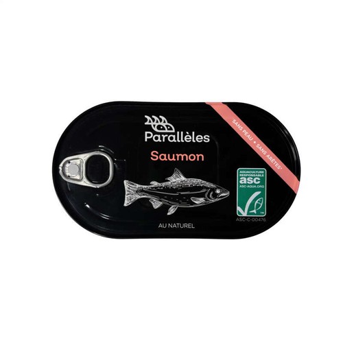 Parallèles Saumon Au Naturel 125g