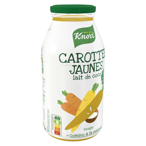 Knorr Soupe carotte jaune & lait de coco 450ml