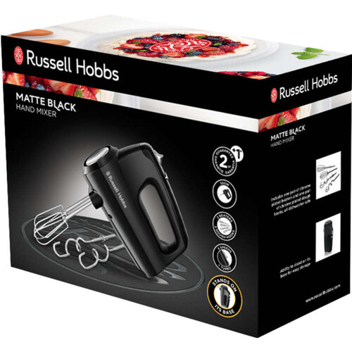 Russell Hobbs Batteur Matte Black 24672-56, Noir