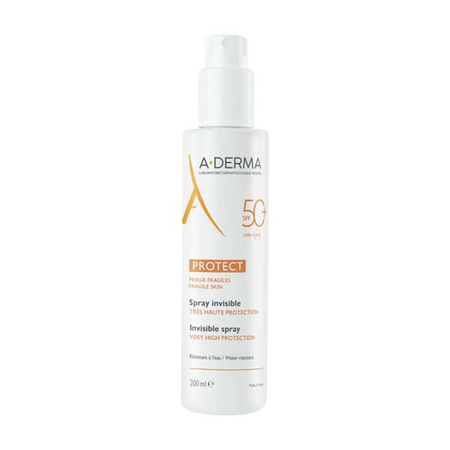 A-Derma Spray solaire invisible SPF50+ PROTECT 200ml