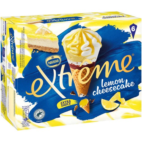 Extrême Cône Lemon Cheesecake x6