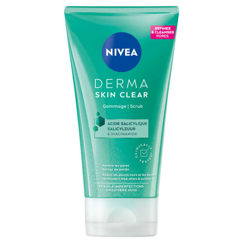 Nivea Derma Skin Clear Gommage Visage Peaux à imperfections 150ml