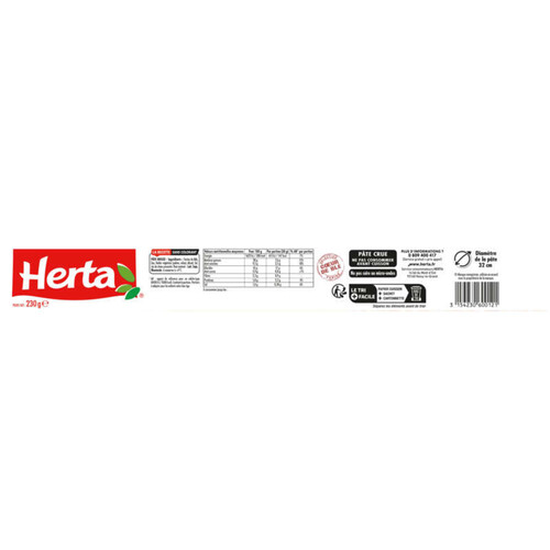 Herta Tarte en Or Pâte Brisée 230g